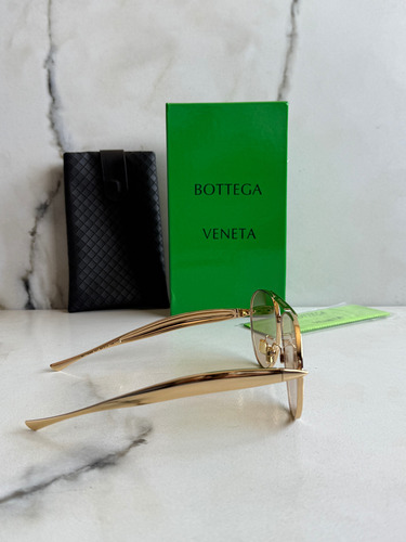 Lentes De Sol Bottega Veneta Sardine Miu Miu Chanel Ysl Océano Dorado Claro Dorado Dorado