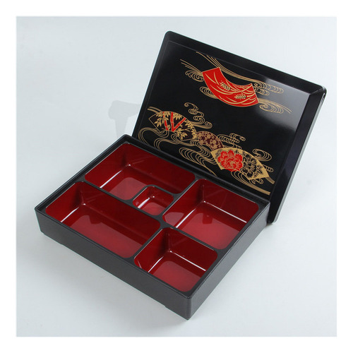 Plato Japonés Bento Box For Servir Sushi, Arroz Y En La