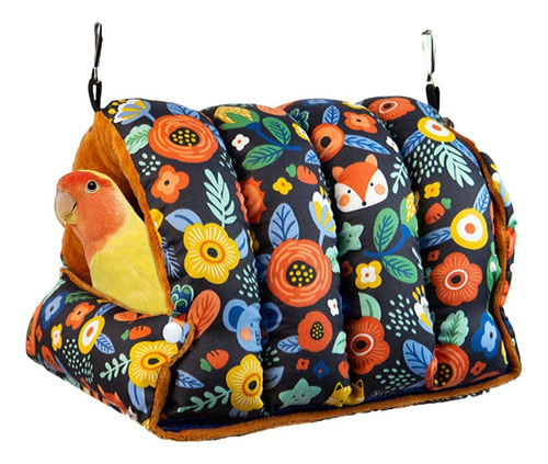 Cama Columpio Con Forma De Nido De Loro, Color Azul Cálido