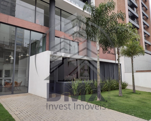 Imagem 2 de 26 de Venda/locação Jk Studio, Apartamento Mobiliado 46 M², 1 Dorm, Todo Com Armários, Living, Água Quente, Chuveiro Gás, Home Office, Spa, Lazer, Campolim - Ap00184 - 69955284
