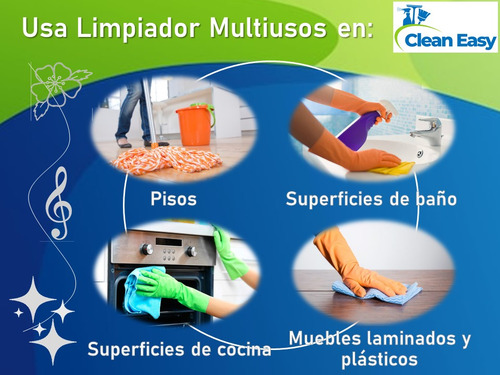 Limpiador Multiusos Cleaneasy Aroma Mar Fresco 10 Lts