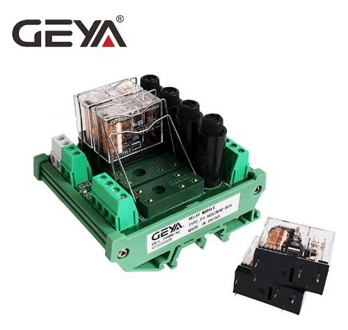 Modulo De 4 Relevadores Industriales 24 Vdc/vac