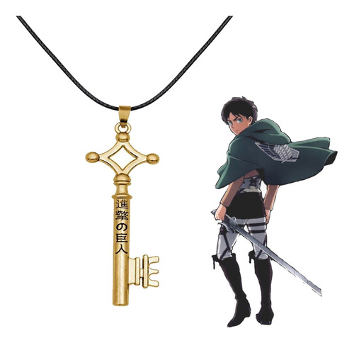 Collar Llave Attack On Titan Shingeki No Kyojin Eren Jaeger 