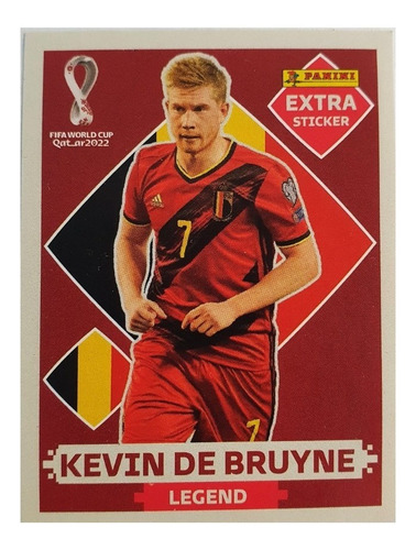 Lámina Base Extra Legend Kevin De Bruyne Panini Qatar 2022