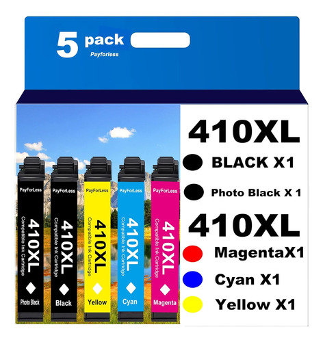 410xl  S De Tinta   Epson 410 Paquete De 5 De Alto Rend...