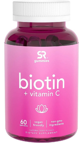 Biotina + Vitamina C Sports Research 60 Gomitas