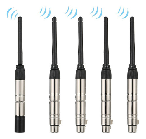 Dmx512 2.4g Ism Wireless 5pcs Transmisor Receptor Kit Para