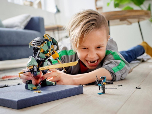 Imagen 5 de 5 de Lego® Ninjago - Robot Hidro De Lloyd (71750)