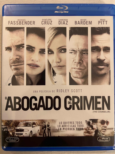 Blu-ray El Abogado Del Crimen / The Counselor