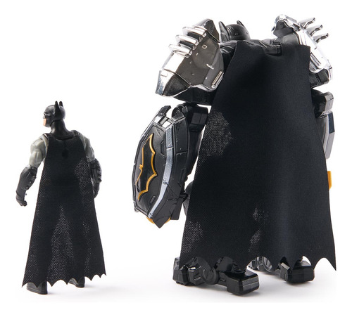 Dc Comics, Boneco Batman 10cm Com Armadura Metal Force