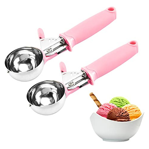 2 Pack Ice Cream Scoop Cookie Dough Scoop With Trigger ...