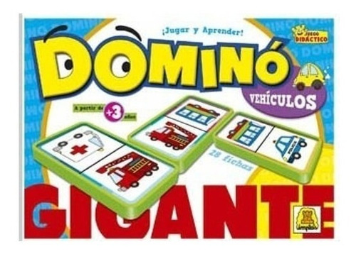 Juego De Domino Gigante Vehiculos Implas Im74