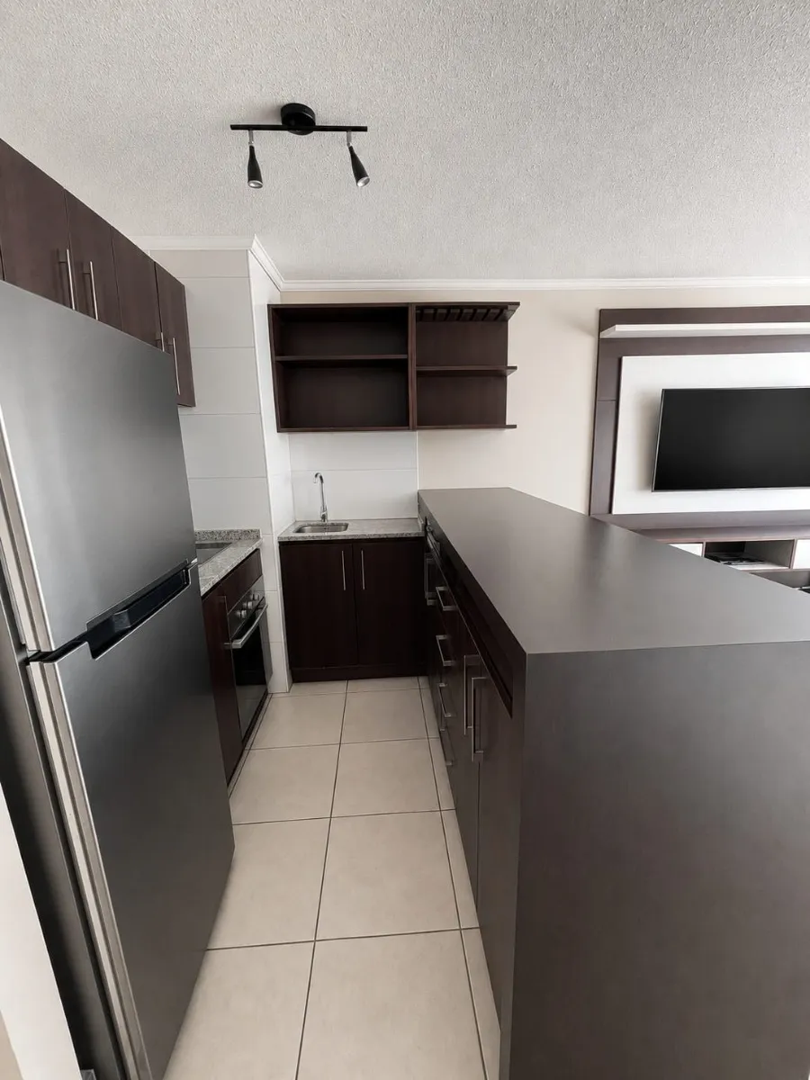 Imagen 4 de 10 de Moderno Departamento Semiamoblado En Ñuñoa