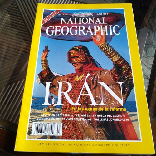 Revista National Geographic Irán En Español 1999 Excelente