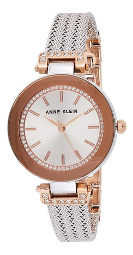 Reloj Mujer Anne Klein Ak-1907svrt Cuarzo Pulso Oro Rosa En 