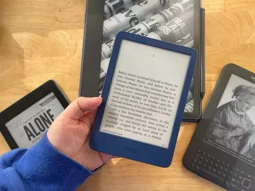 Novo Kindle 11ª Geração (lançamento 2022) – Mais leve, com resolução de 300  ppi e o dobro de armazenamento - Cor Azul