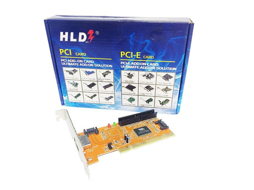 Placa Pci 3 Portas Sata 1 Porta Ide - Hld