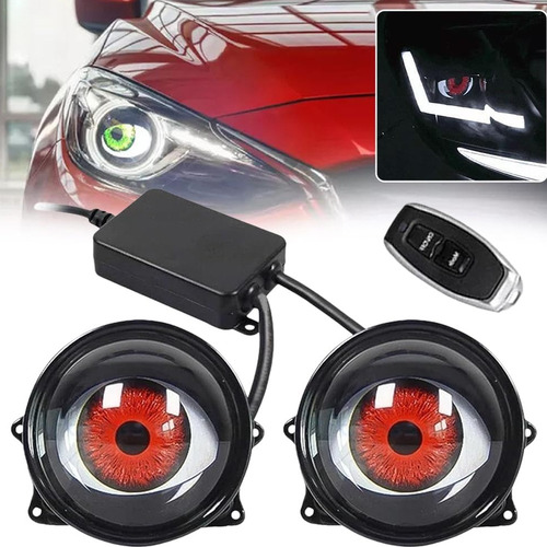 Faro Led Con Lente De Ojo De Demonio De 3 Pulgadas