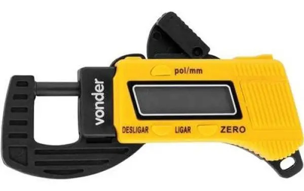 Medidor Digital De Espessura 0 A 12,7mm Vonder