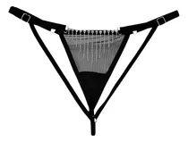 Comprar Tanga Cola Less Ajustable Con Apliques Lenceria Femenina