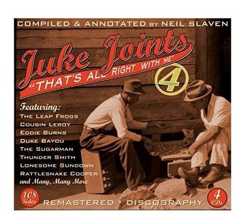 Juke Joints 4-that's All Right With Me/various Import Cd X 4