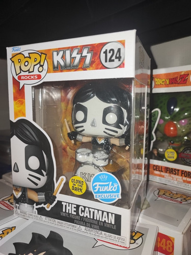 Imagen 2 de 2 de Kiss - Peter Criss The Catman Brilla Oscuridad Funko Pop!