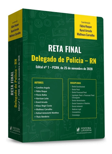 Reta Final Delegado De Policia Rn (2021)