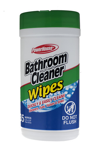 Toallitas Húmedas Para Limpiar El Baño 15cmx20cm Powerhouse