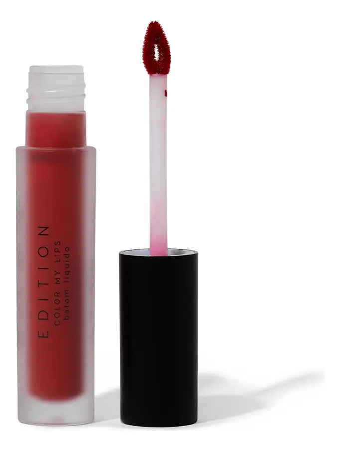 Batom Líquido Matte Color My Lips Océane Edition 4g Cor Vermelho - Real Deal