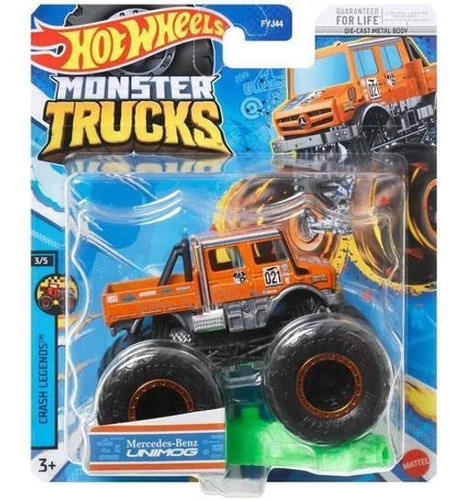 Hot Wheels Monster Trucks 1:64 Mercedes-benz Unimog Hnw13