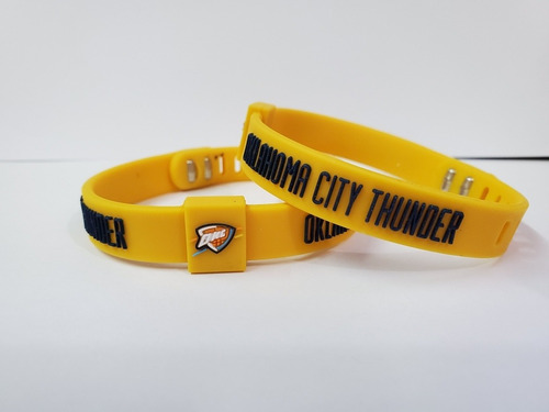 Pulsera Ajustable Oklahoma City Thunder Nba Basquetbol
