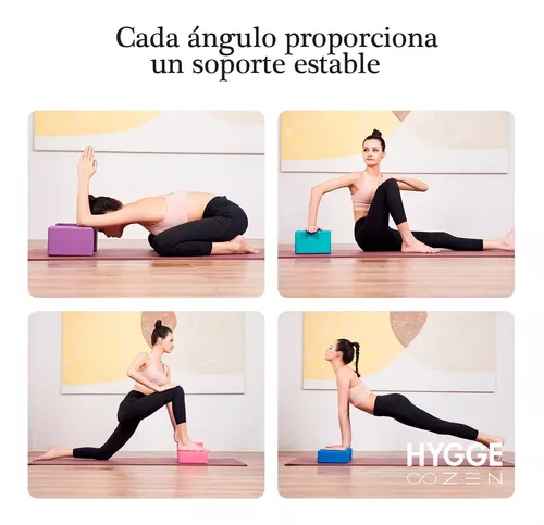Ladrillo Yoga Pilates Bloque Goma Eva Alta Densidad 170grs