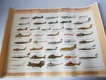 Comprar Poster Aviones Antiguos Ejército Arg Aeronaves '56 Mag 57303