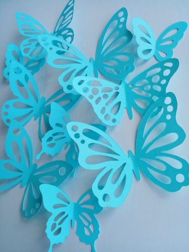 10 Mariposas Decorativas Colores Pasteles Reposteria