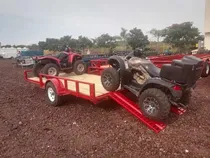 Comprar Remolque Para 2 Cuatrimotos, Motos, Atvs, Rampas Laterales