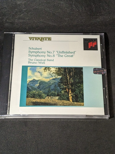 Cd Schubert Symphony 7 & 8 Bruno Weil  Vivarte  Supercultu 