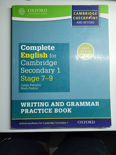 Complete English For Cambridge Secondary 1 - Writing And Gra