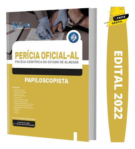 Apostila Concurso Papiloscopista Perícia Oficial De Alagoas