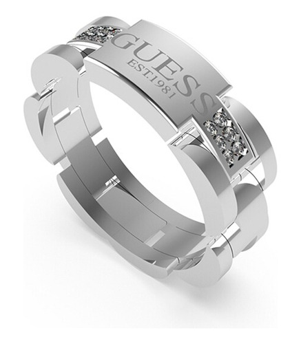 Anillo De Hombre Guess Original Accesorios Caballero Acero