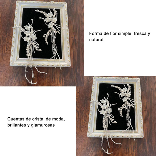 Accesorios Para El Cabello De Novia Perla De Cristal Boda