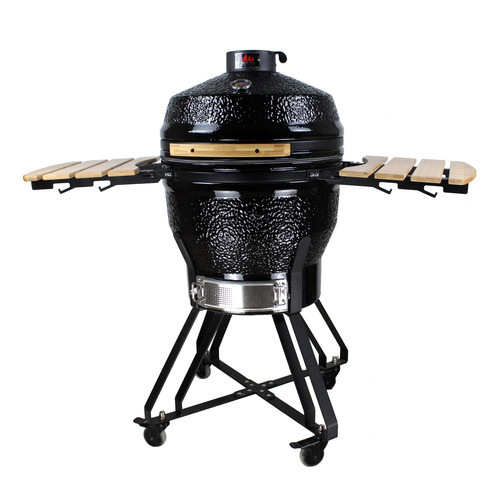 Imagem 4 de 6 de Churrasqueira Kamado Big Bob Egg Cerâmica Carvão Grill 22