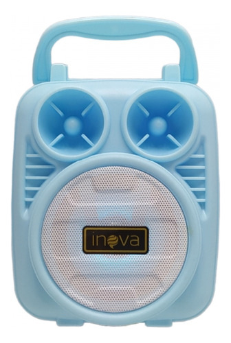 Mini Caixa De Som Portátil Sem Fio Bluetooth Inova Rad-8631 Cor Azul