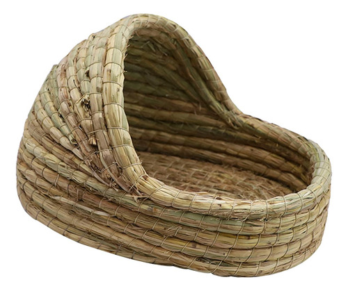 Casa De, Cama, Juguete Para Masticar, Paja 27cmx18cm
