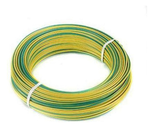 Cable Unipolar 2.5mm Verde/amarillo Pirastic 100 Mts