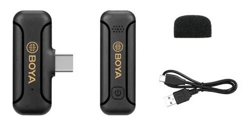 Microfono Inalambrico Boya Tipo C Para Celular Y Computador