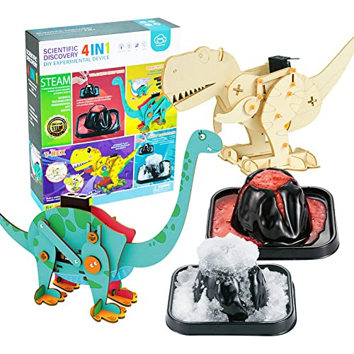Paquete De 4 Kits Stem, Juguetes De Dinosaurios Niños ...