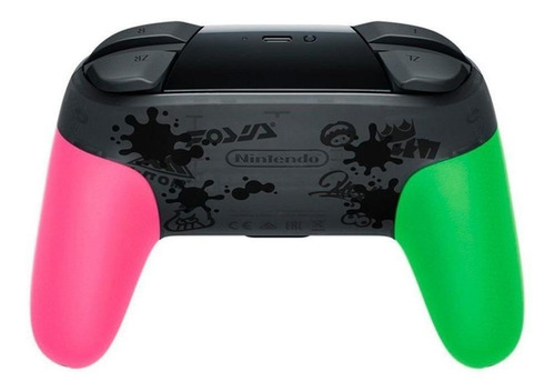 Imagen 2 de 2 de Control joystick inalámbrico Nintendo Switch Pro Controller splatoon 2 edition