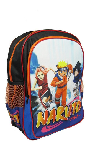 Kit Escolar Infantil Mochila Costas Naruto Tamanho G