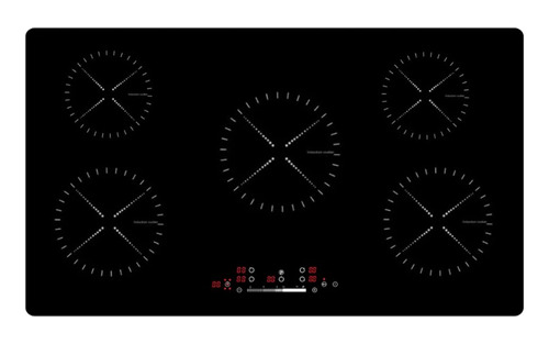 Parrilla Eléctrica De Inducción Rost 5 Quemadores 110-127v