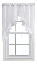 Comprar Cortina Ellis Stacey Con Volantes Swag Blanco 60 X 38